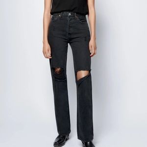 LIKE NEW - RE/DONE HIGH RISE LOOSE JEANS